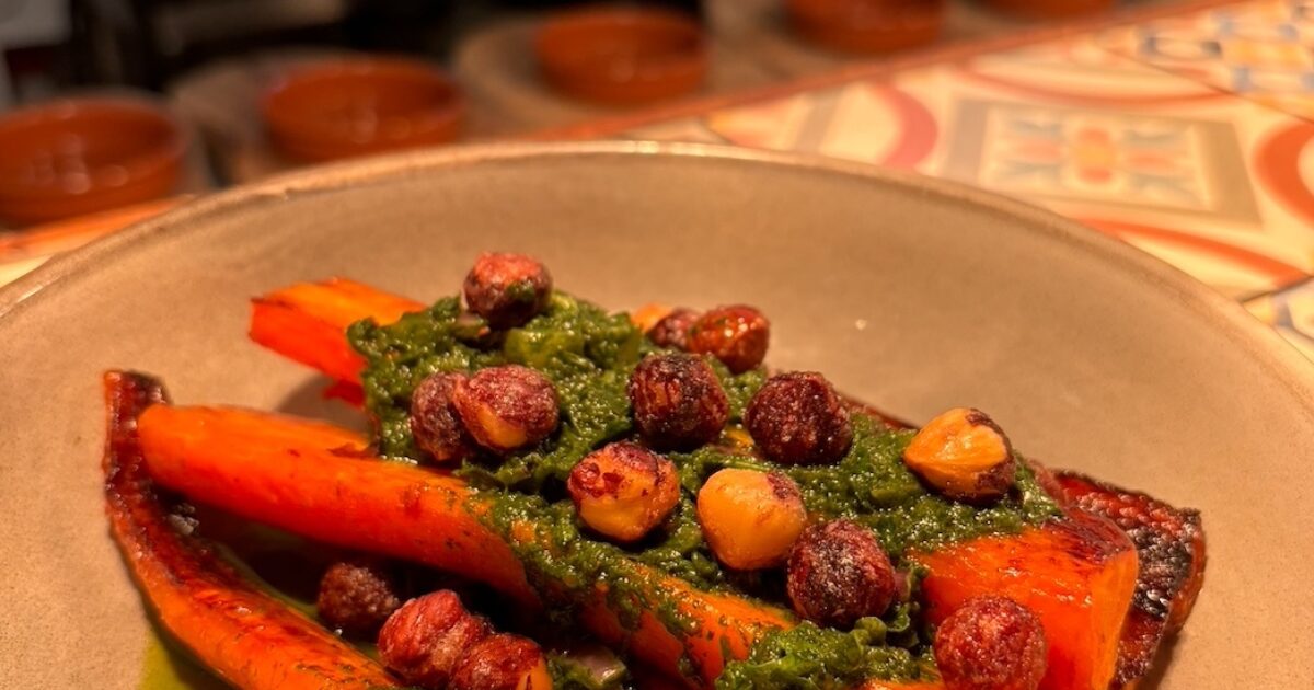 Carrots with Kale, Chimichurri &amp; Hazelnut | Groobarb's Wild Farm