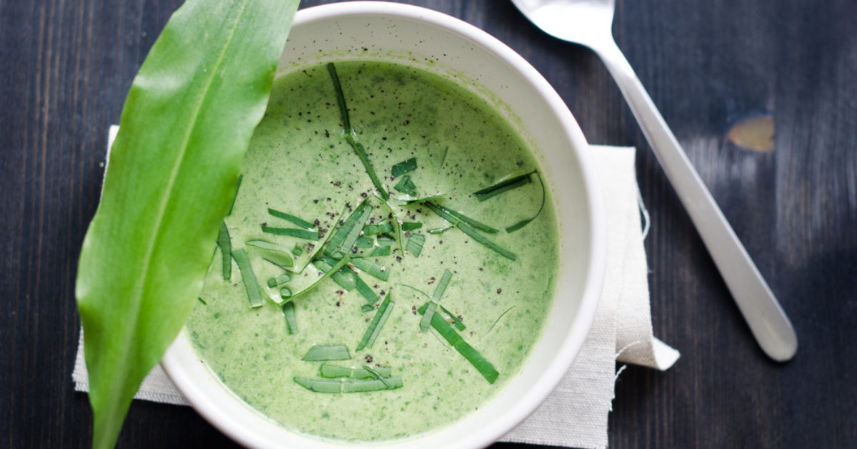 Wild Garlic Soup | Groobarb's Wild Farm
