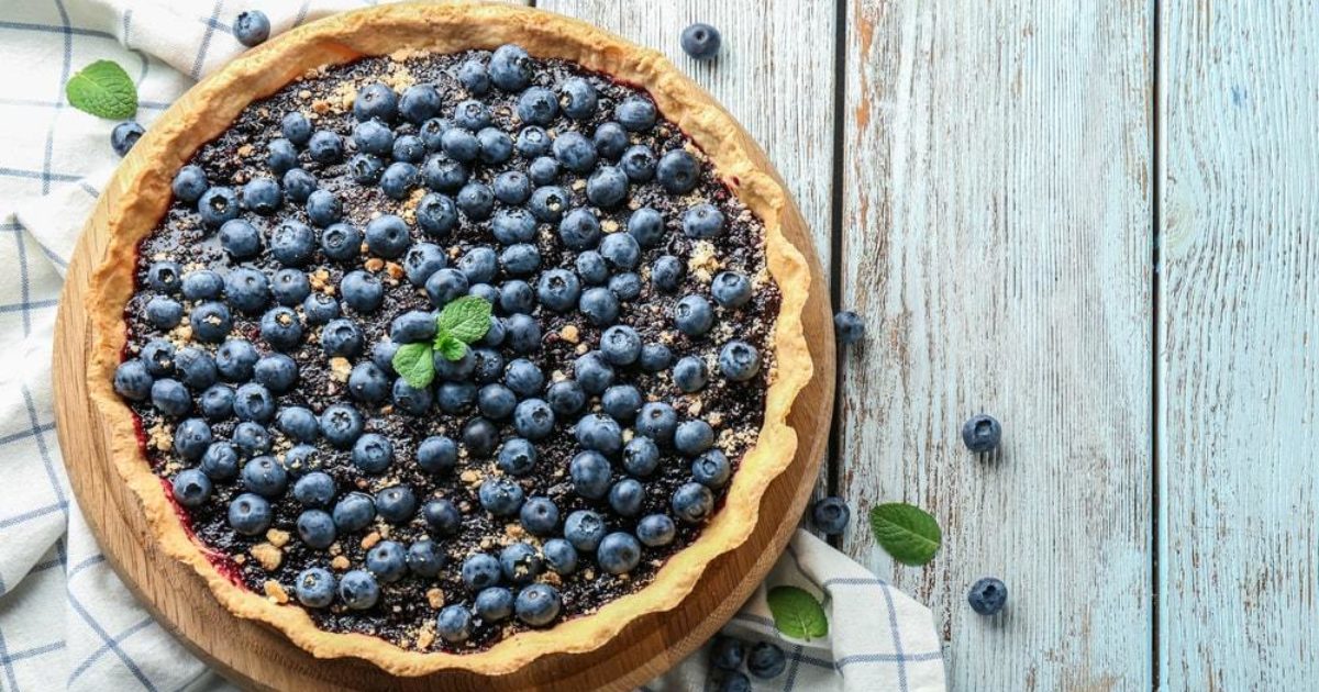 Blueberry and Almond Tart | Groobarb's Wild Farm