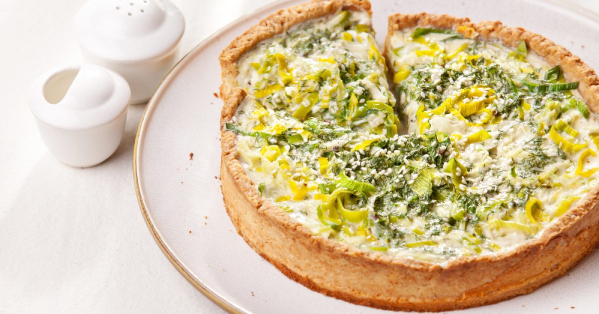 Leek and Feta Tart | Groobarb's Wild Farm