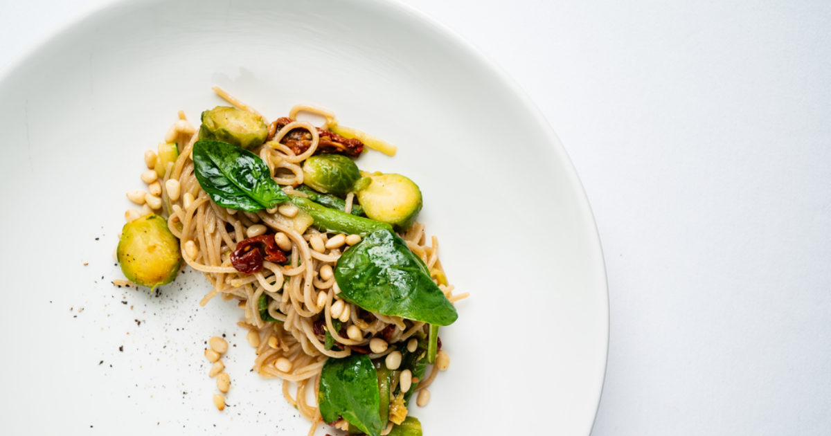 Brussels Sprout Spaghetti | Groobarb's Wild Farm