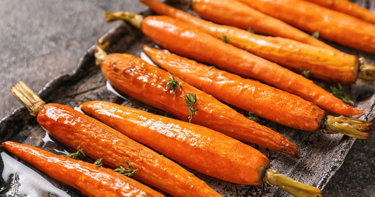 Honey and Herb Roasted Carrots | Groobarb's Wild Farm