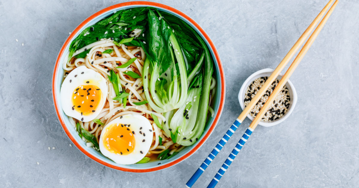 Pak Choi Ramen Soup | Groobarb's Wild Farm