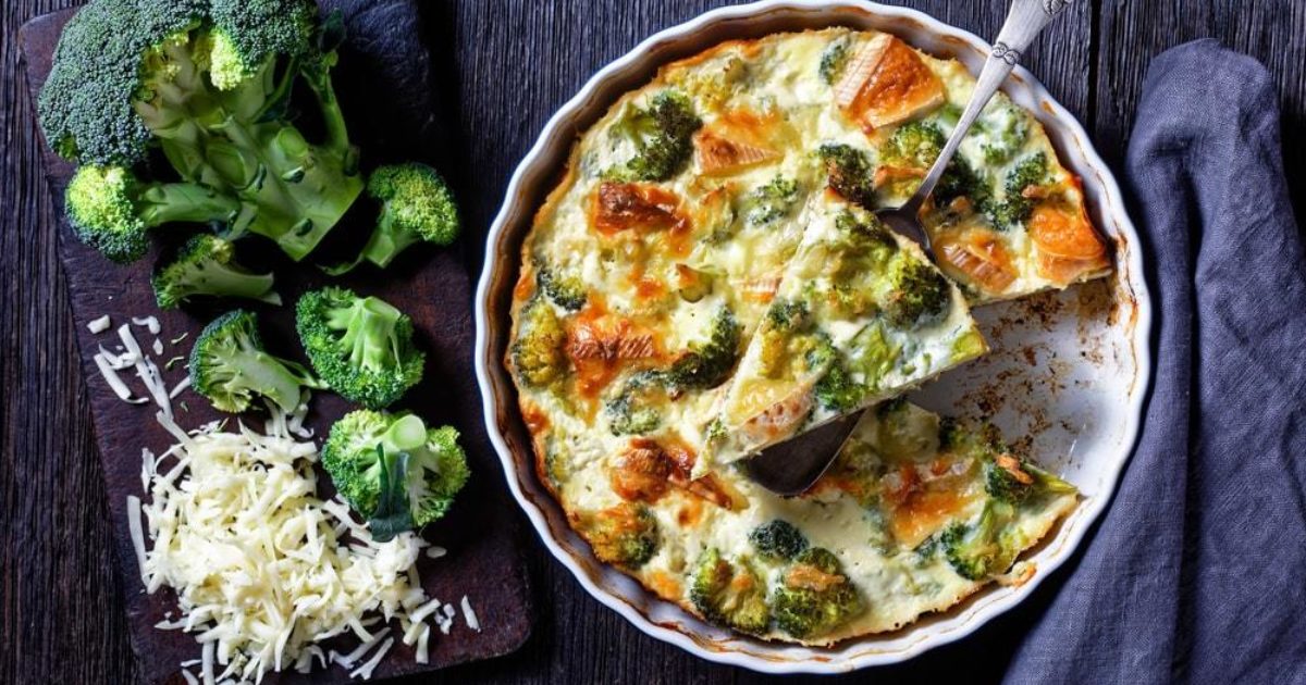 Summer Broccoli Quiche | Groobarb's Wild Farm