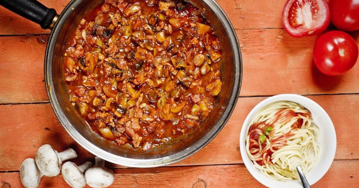 Mushroom Bolognese | Groobarb's Wild Farm
