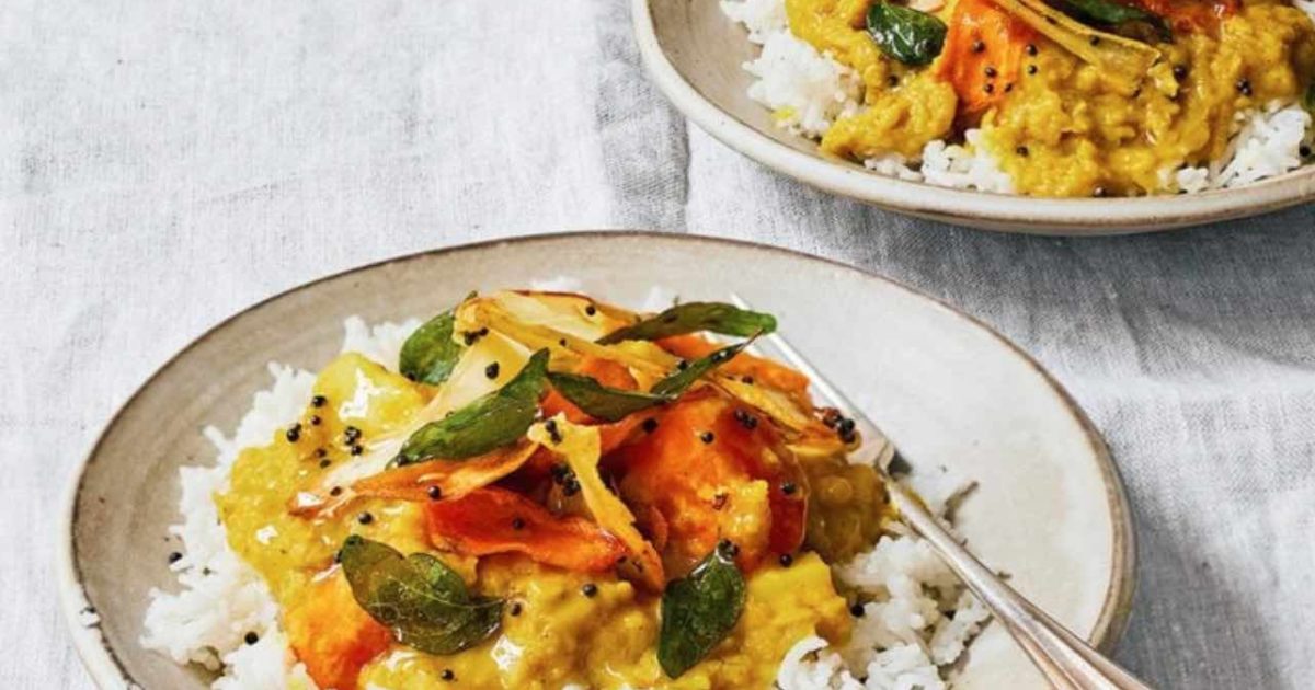 Parsnip, carrot and red lentil dal | Groobarb's Wild Farm