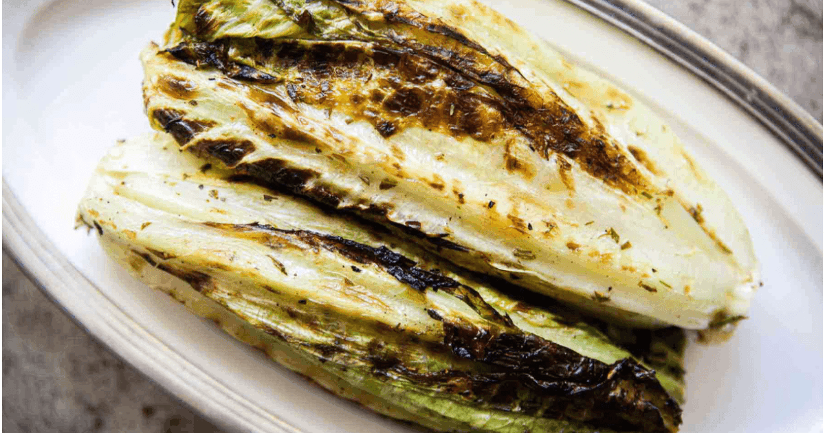 Grilled Cos Lettuce | Groobarb's Wild Farm