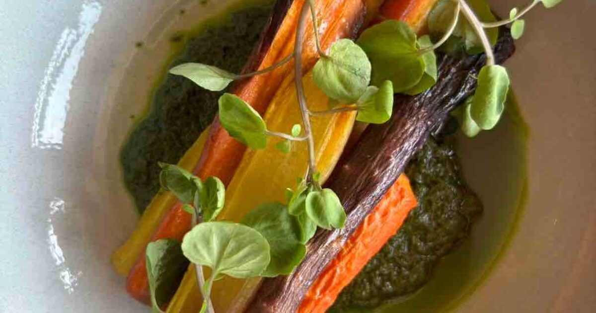Rainbow carrot & water cress pesto | Groobarb's Wild Farm