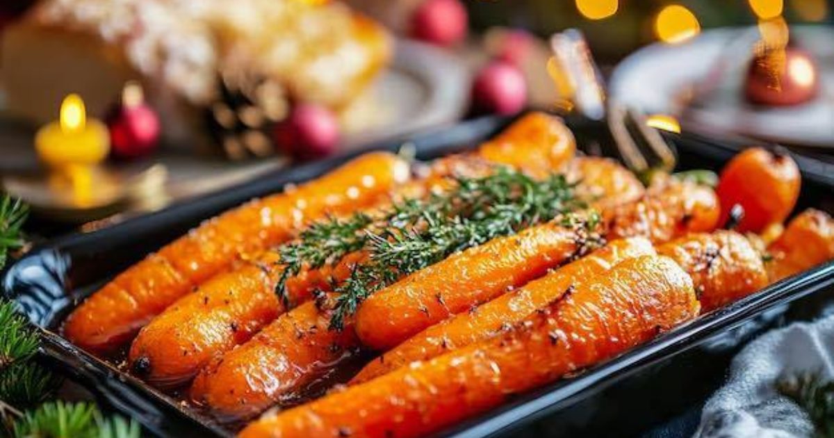 Honey Glazed Carrots with a Christmas Twist | Groobarb's Wild Farm