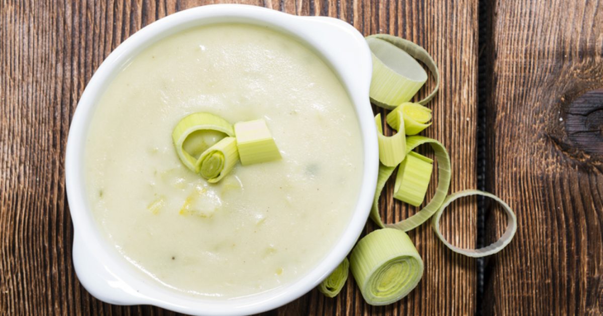 Leek and Potato Soup | Groobarb's Wild Farm