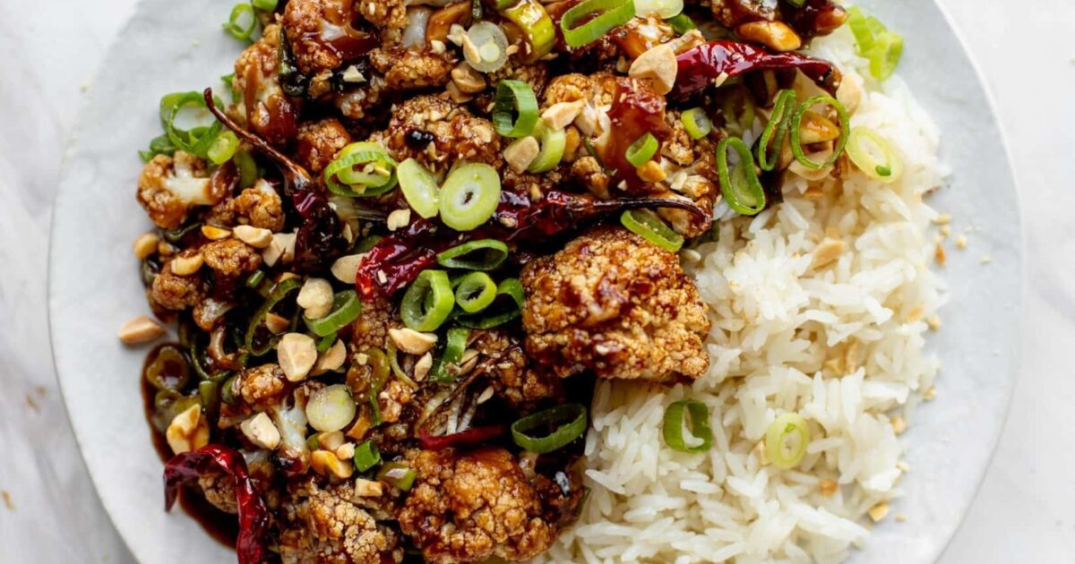 Kung Pao Cauliflower | Groobarb's Wild Farm