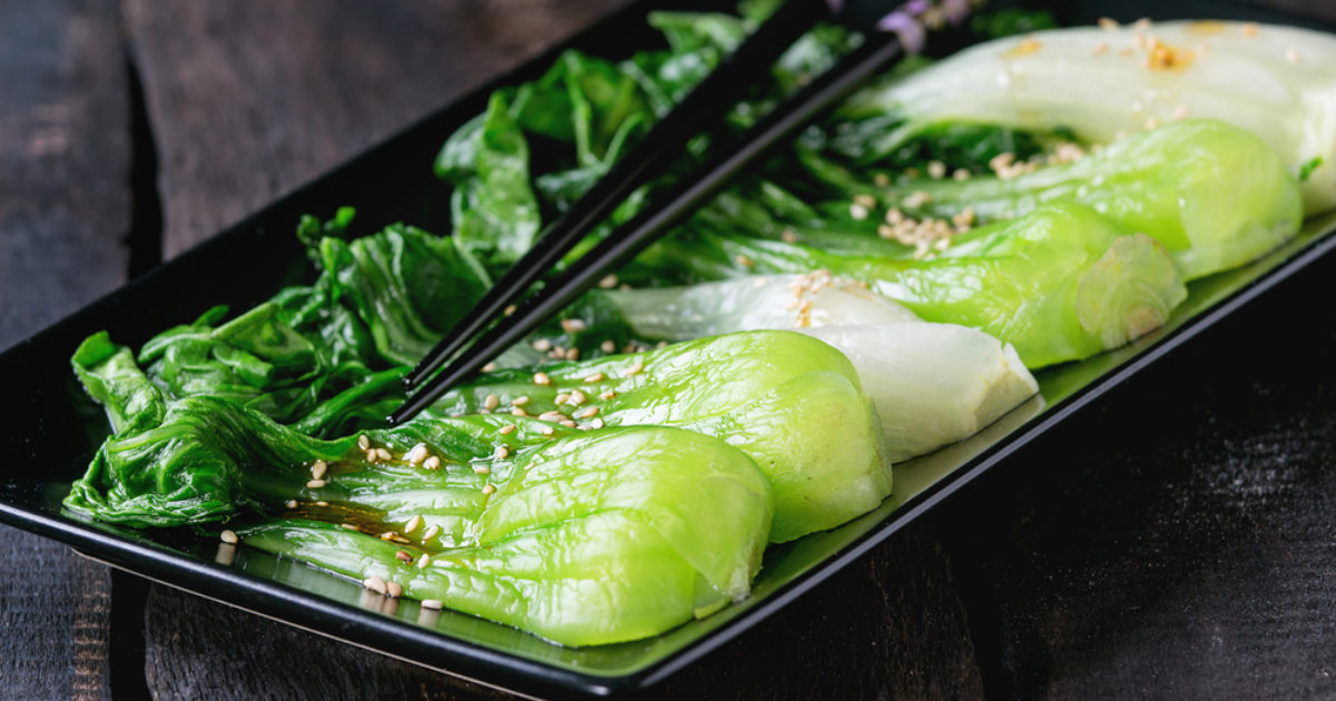Sesame Pak Choi | Groobarb's Wild Farm
