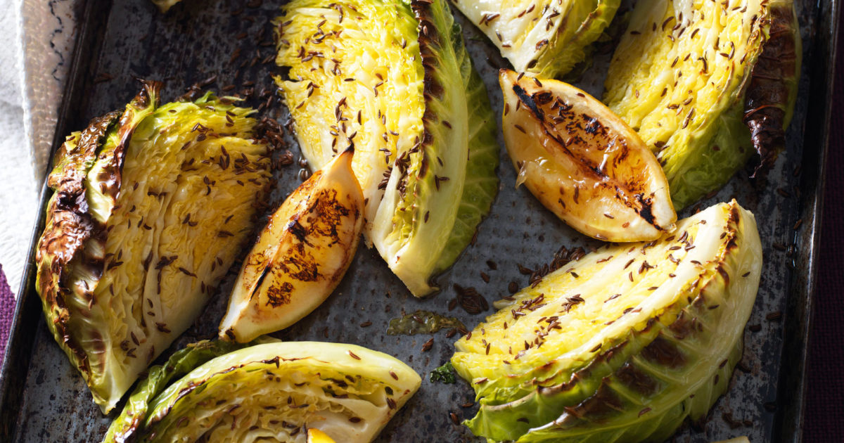 Roasted Summer Cabbage | Groobarb's Wild Farm