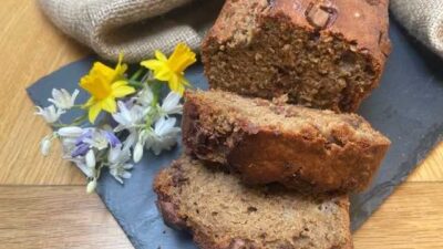 Banana and Milk Chocolate Chunk Loaf copy