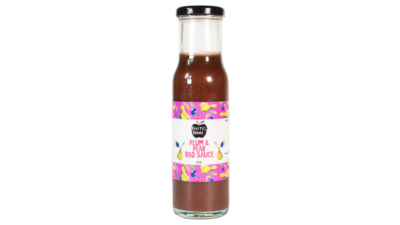 Plum pear BBQ sauce