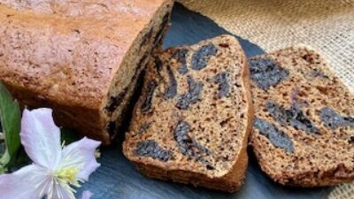 Prune and Black Treacle Tea Bread