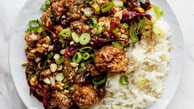 Kung pao cauliflower 8