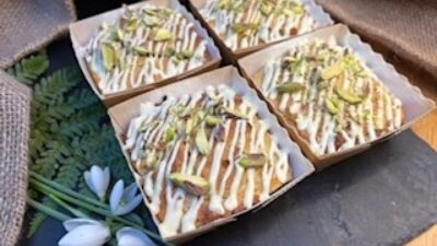 Pistachio cakes x4