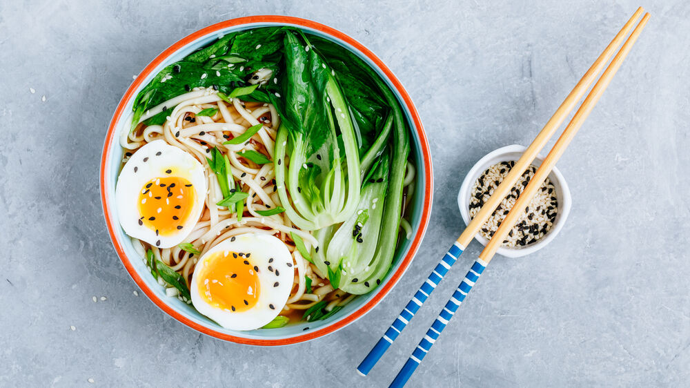 Pak Choi Ramen Soup | Groobarb's Wild Farm